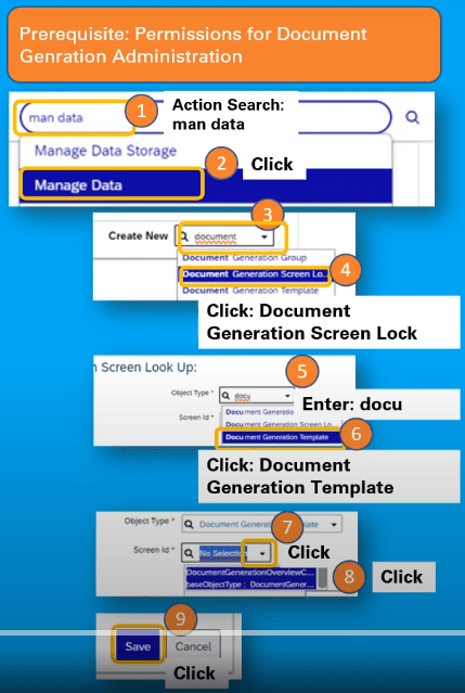 Configure Document Generation Settings