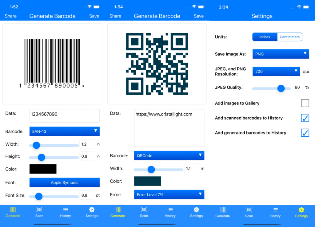 Ibarcoder barcode generator