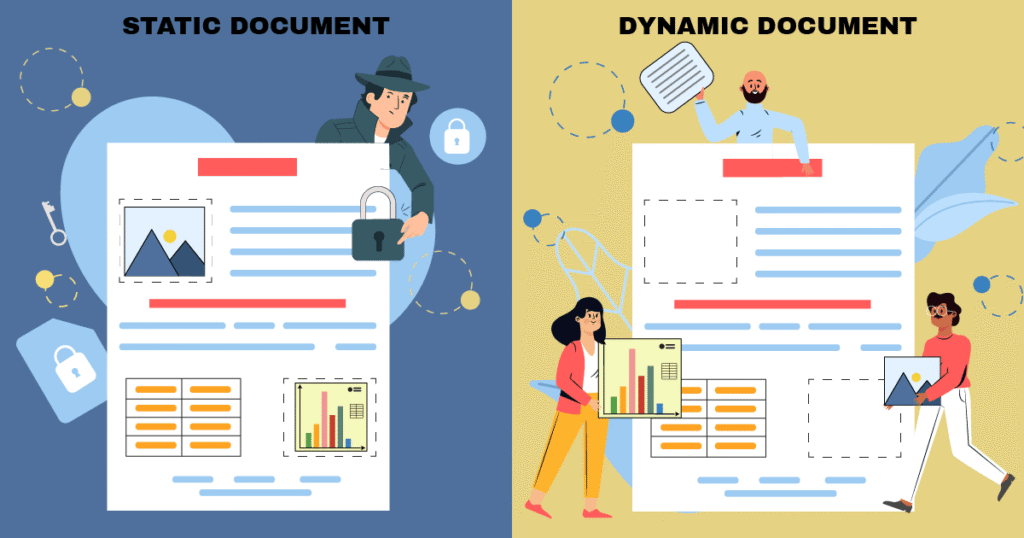 static vs dynamic document